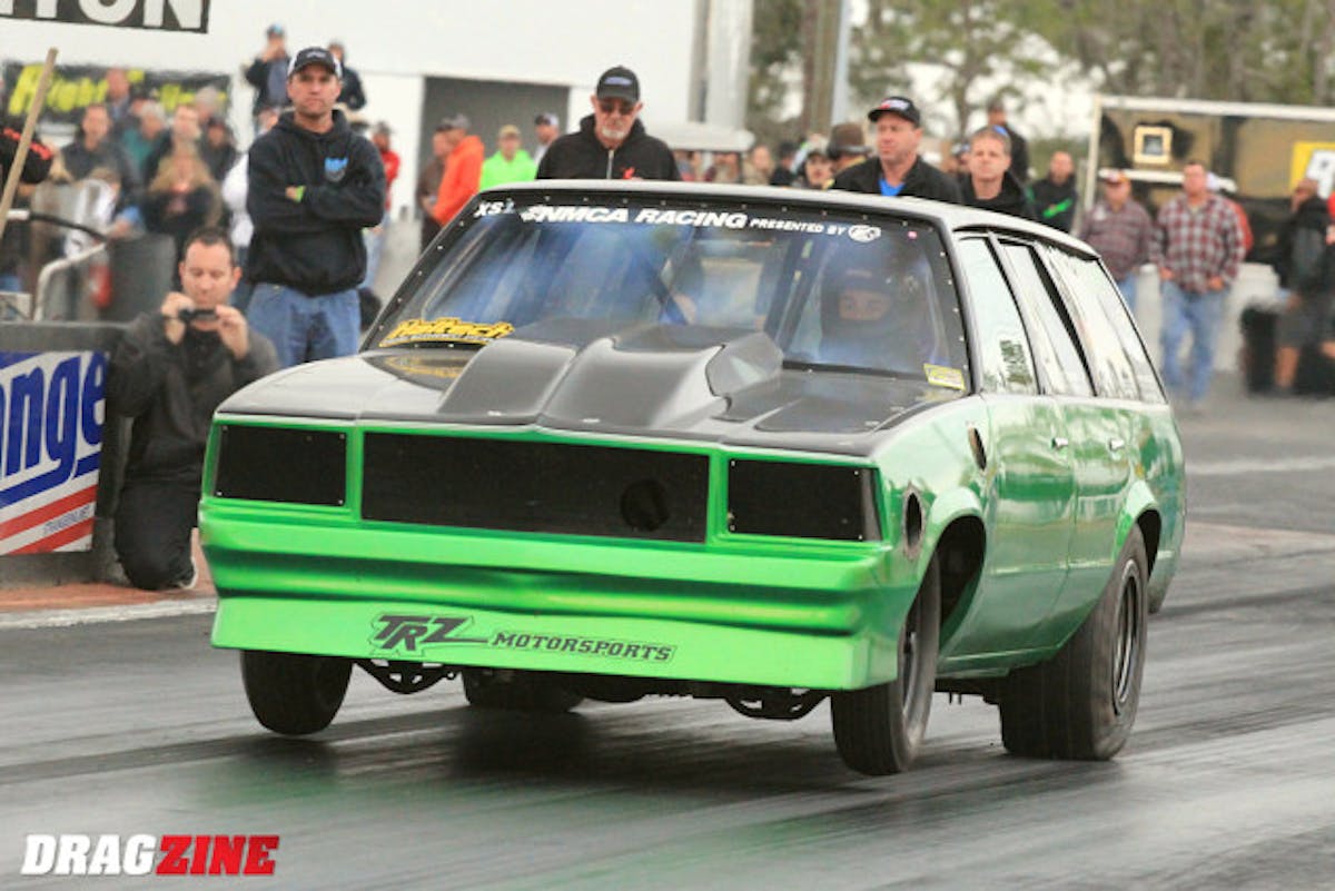 After an eight day thrash session Eric Kenward is now sporting a Procharger and a new engine to go with it. He sits tenth with a 5.055 at 140.