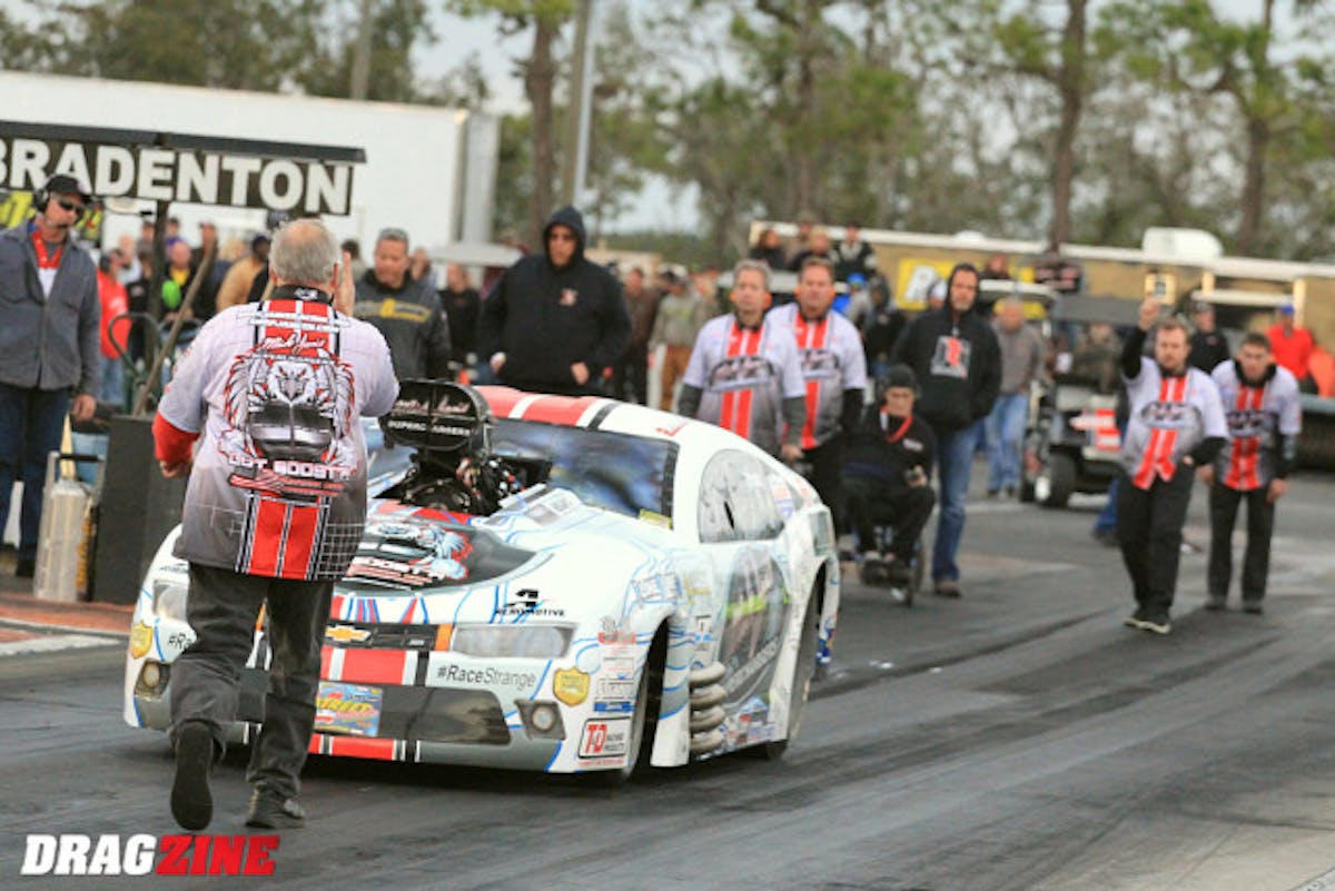 Mike Janis put his car in fourth spot running a 3.78 right behind his old car now driven by Marc Caruso, who landed in seventh.