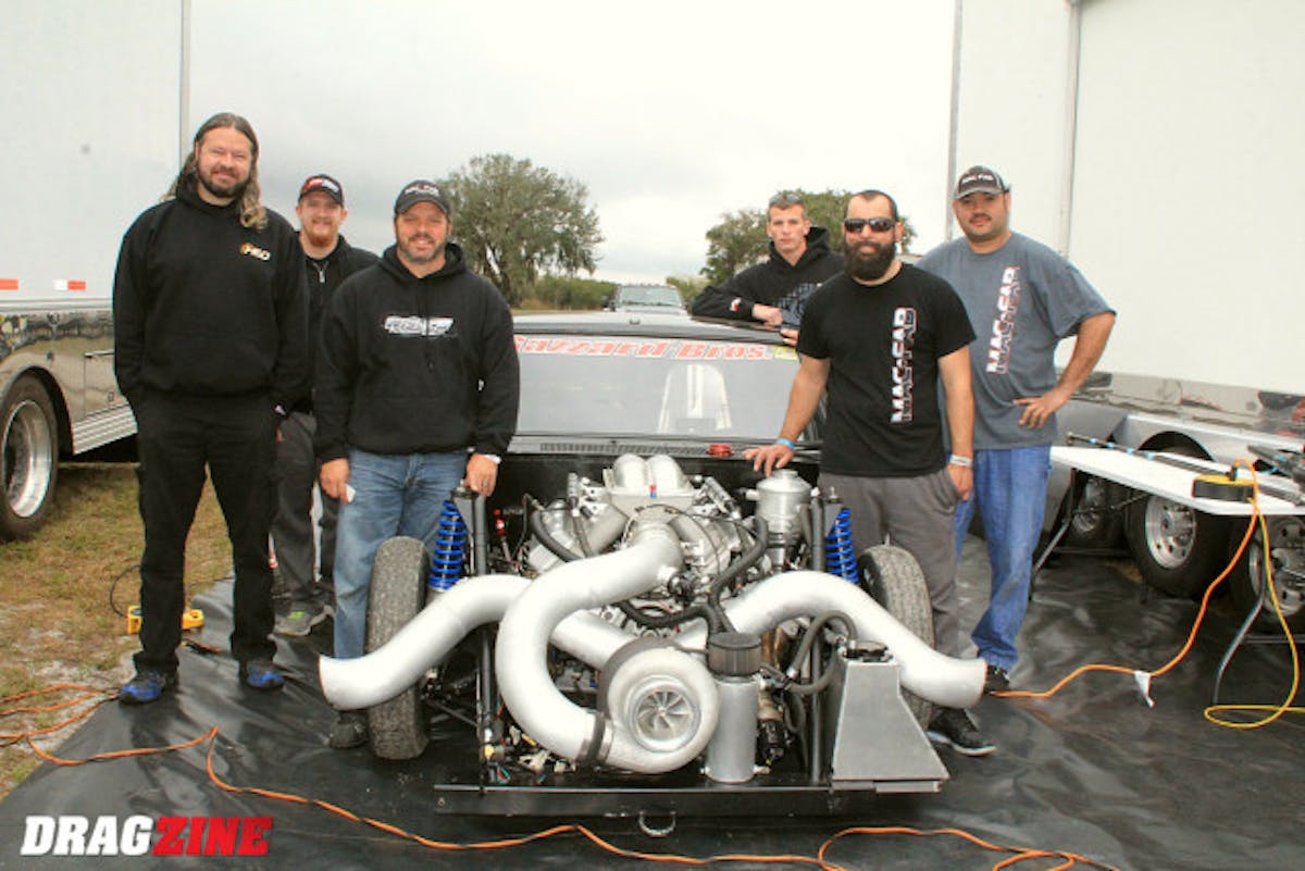 Lyle Barnett is driving for Jason Digby in his 69 single turbo Dodge Dart and nabbed the leaf spring record this weekend. His 4.309 did the job against Lamana who did his job on the tree with a better reaction and put up a 4.33 for the Pro Fab Performance Mustang. We spoke with Lyle this morning and he was sure glad to be back at is with the permission and help from his father and a special thanks to Jason and the crew for allowing this opportunity. “We have been working hard on the car for the last few months and done some testing at Darlington Dragway, I gotta thank Jason Digby, Jimmy Bradshaw and the Millers at Darlington for have the track always ready for us on short notice, we rarely spin there so get a lot of good data. Thanks to my crew for being there and giving me a good safe car to drive. It's pretty neat to have the fastest Leaf Spring car in the world” - Lyle Barnett.