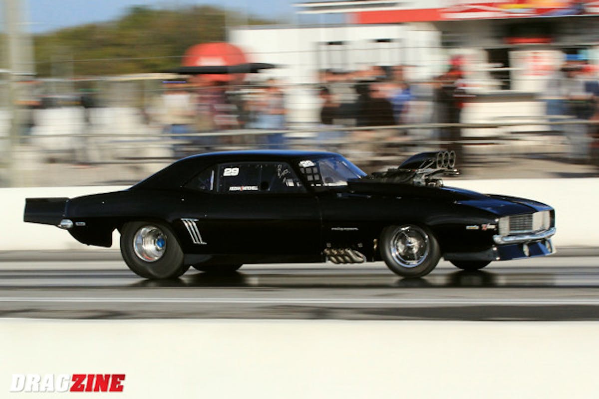 Barry Mitchell earned the PDR win this weekend by earning wins over Jeff Shawver with a 3.84 in the semis to meet Woodruff. Mitchell was away first by .019 and going on to a 3.821 at 196.37 MPH.