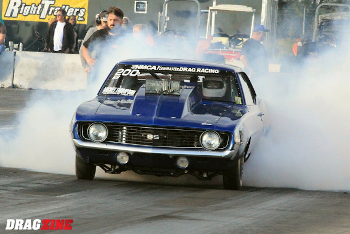 Outlaw 632 had plenty of action and some upsets this event with Ken Quartuccio running the table in the class this weekend in his first time on Drag Radials. Ken was in the 4.30s except one pass today running a 4.41 at 164 in a round two win over John Lanstinger. (shown)