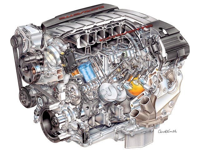 2014 "LT-1" 6.2L V-8 VVT DI (LT1) for Chevrolet Corvette