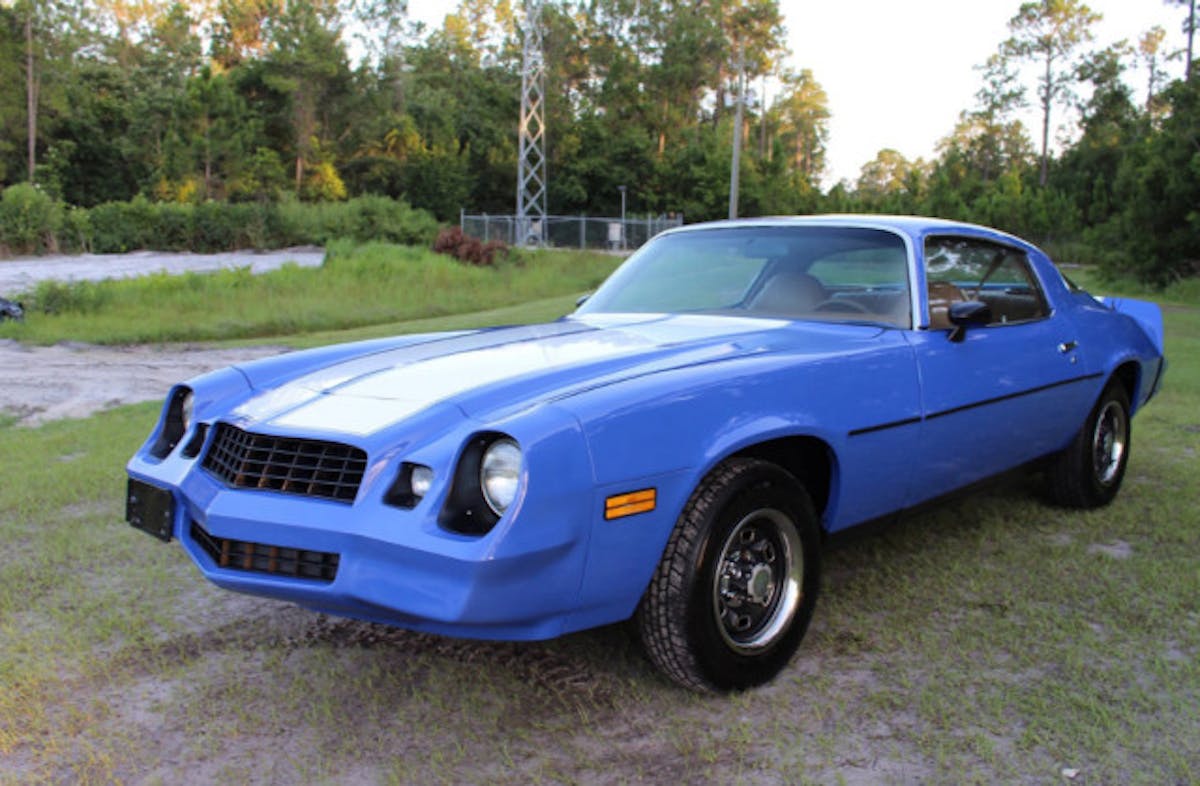 Blue 79 Camaro