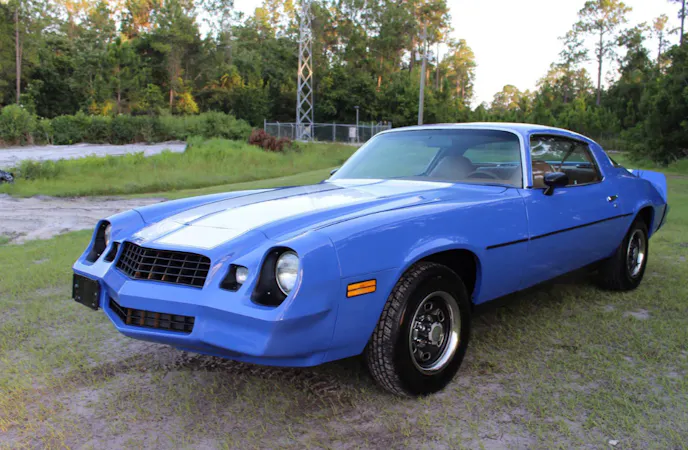 Blue 79 Camaro