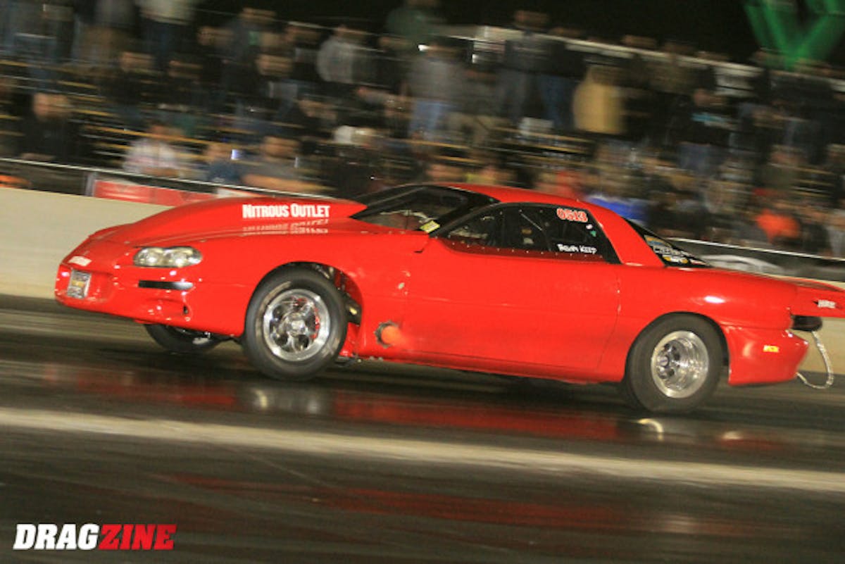 Brian Keep ran a nice 4.84 at 143 landing in fifth position for the Nitrous Outlet Hameetman Racing Engines powered entry.