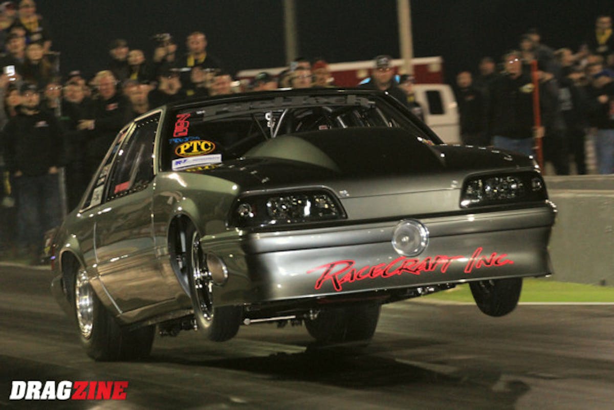 Ziff Hudson is on the hunt for the threes but had an issue in tonight qualifying session. He pedaled the car and it started climbing the ring gear right away forcing him to lift.