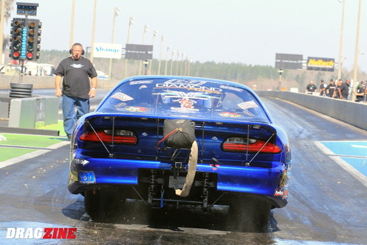 Scotty G repeated his earlier 4.06 for a clean qualifying pass in Outlaw 275 running 181 MPH through the lights earning top qualifier in class after one session.