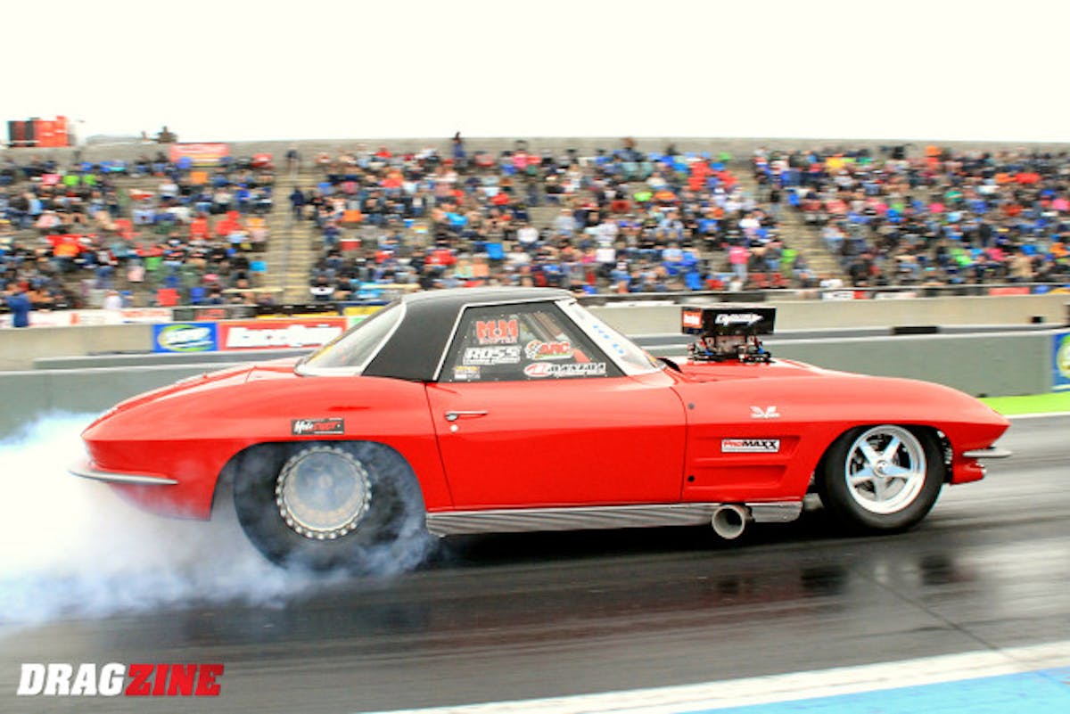 Shannon Poole's new car is our favorite here this weekend and a real head turner with the arrest me red paint job. He sits fifteenth with a 4.82 at 150 and is still working out the new ride.