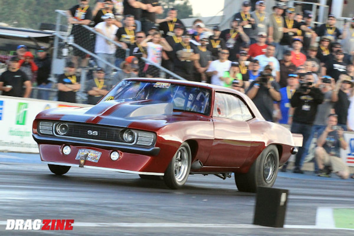 Tim Slavens was paired with Marty Stinnett with bother racers making solid runs. At the stripe it would be Slavens earnign the win with a 3.923 at 205.44 MPH. Stinnett repeated his round one effort 3.938 in a great match.