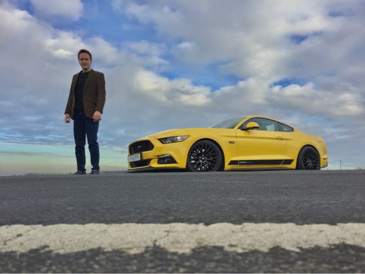 After 50 years, the Ford Mustang is finally officially available on other continents. Paul seemed to enjoy his time with the ‘heavy,’ V8-powered pony car.