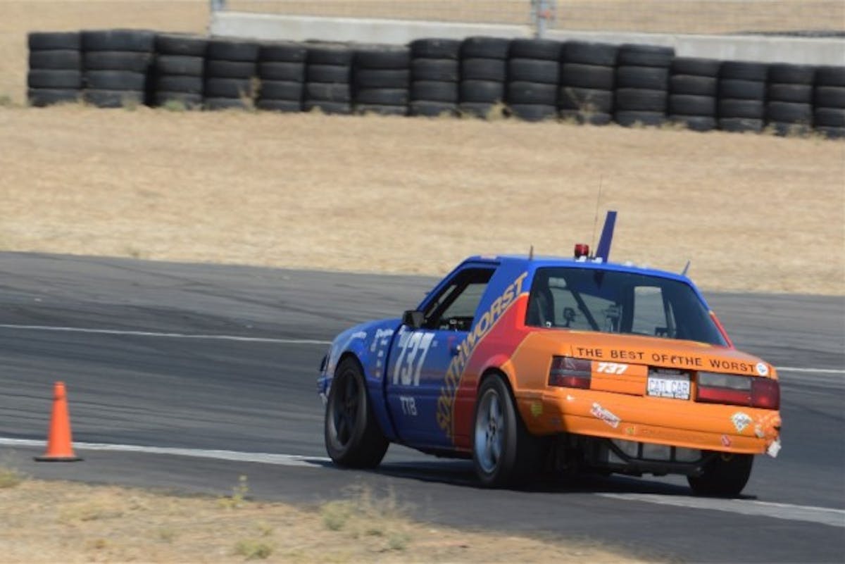 Flying, er, wheeling the Southworst car was a blast. It has just enough torquey power to keep things exciting and a chassis that’s honest and light enough to get excited about corner carving. And all that stuff on the roof? Its antennas, rotating beacons and other airliner gee-gaws.