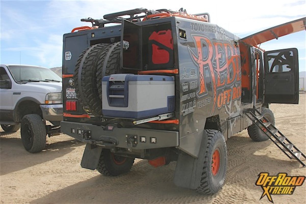 As large and in charge as this NPR may appear, Gilmer stated the weight of the vehicle was not as much as we thought. "It's closer to 7,000 pounds," he said. "Without the bed, this thing weighs less than my Jeep."