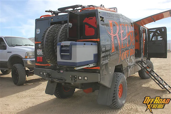 As large and in charge as this NPR may appear, Gilmer stated the weight of the vehicle was not as much as we thought. "It's closer to 7,000 pounds," he said. "Without the bed, this thing weighs less than my Jeep."
