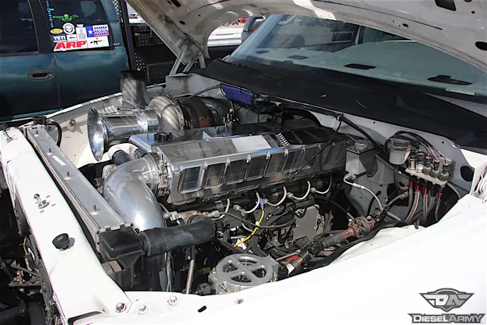 The 6.7L common rail motor is fully balanced and blueprinted and has approximately 1400 horsepower.