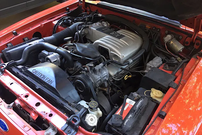 In the BAT ad, the seller discloses that this Mustang has more than eight years of maintenance, as well as the occasional professional checkups and routine short-distance drives.