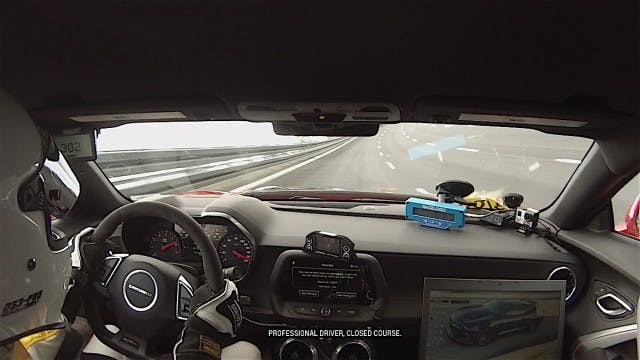 ATP Automotive Testing Papenburg GmbH – 2017 Chevrolet Camaro ZL1 Top Speed Testing