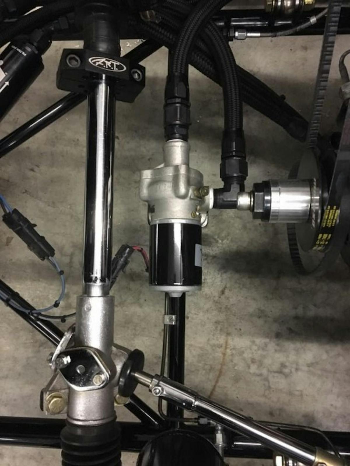 Remote Dedenbear Water Pump on Corvette