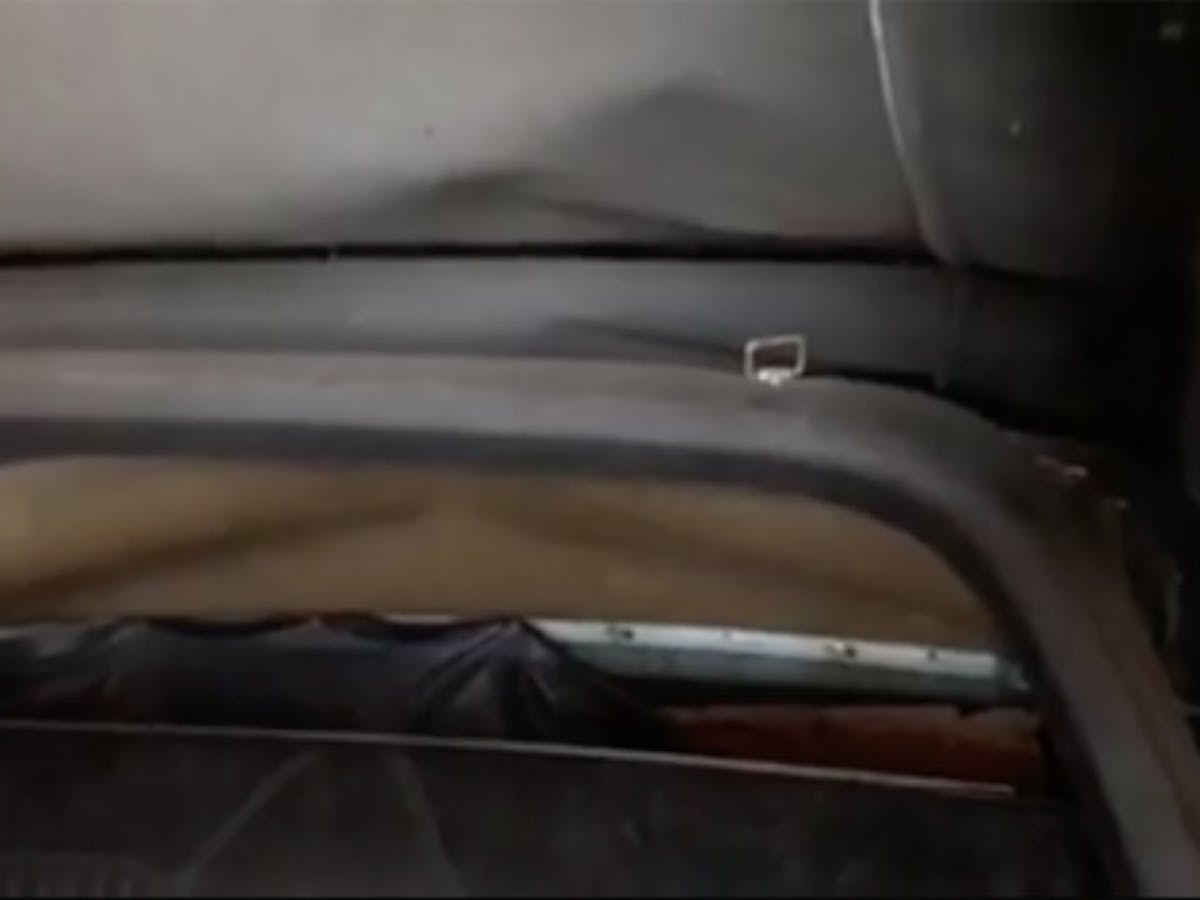 Photo Courtesy of Patrick Glenn Nichols According to Nichols, these little clips attached to the bar were designed to hold a surfboard in place.