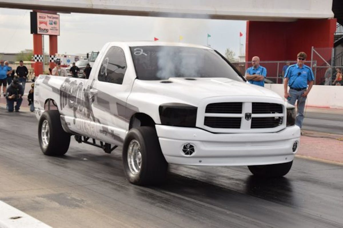 Lavon Miller and Firepunk Diesel's Pro Street Drag Truck
