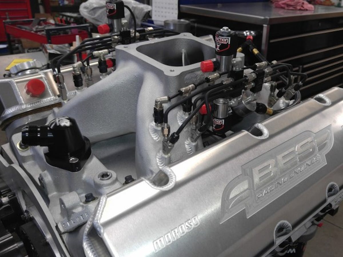 Engine less carb side