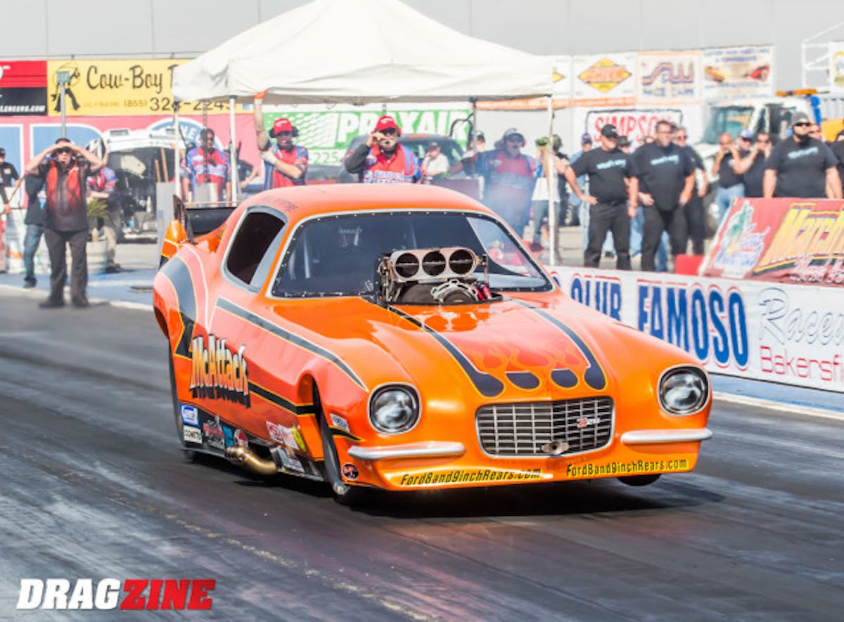 Mike Mcintire captures the pole with a new record of 5.549 et @ 241.63 mph