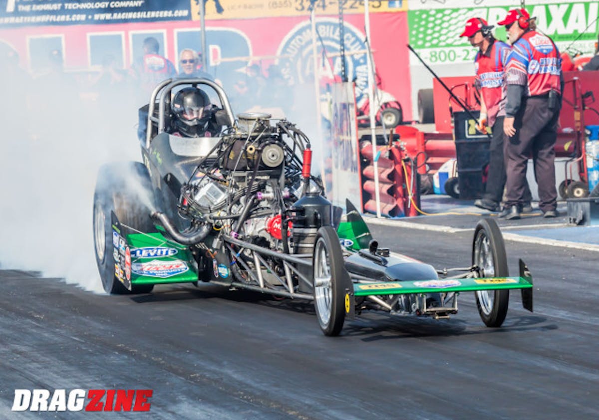 Jim Murphy took the number one spot after Friday Qualifying with a 5724 et @ 222.29 mph