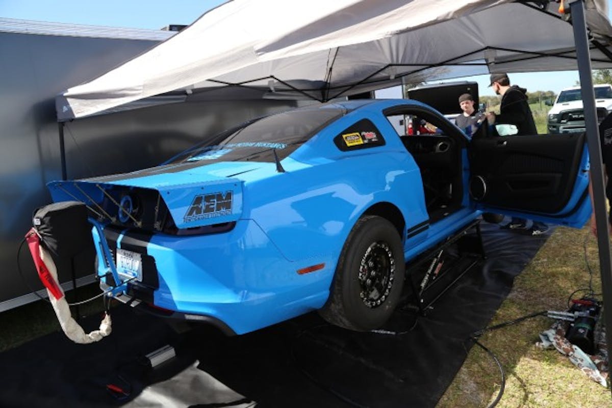 Mark Duber’s space-age Shelby GT500 is competing in Modular Xtreme, but his team is chasing some ignition problems that have limited its performance. Once he gets this car sorted, the 1,700-rear-wheel-horsepower machine should run deep in the 7-second zone.
