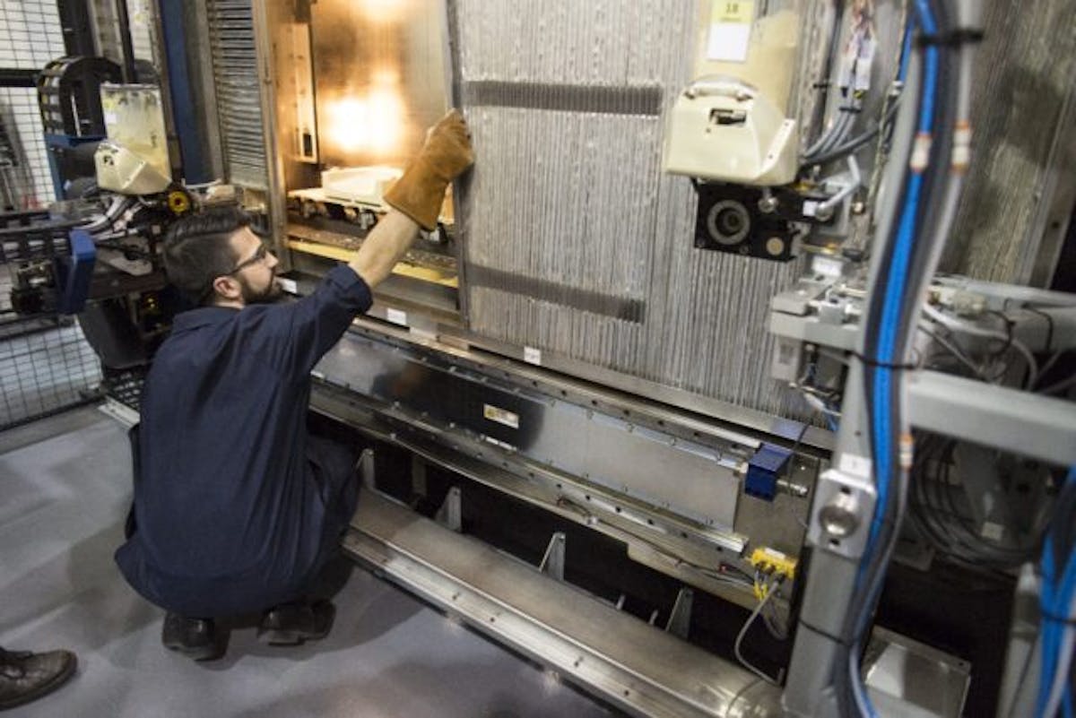 Ford is working with Stratasys to test the viability of its Infinite Build 3D printer for future production of Ford Performance vehicles or for personalized parts.