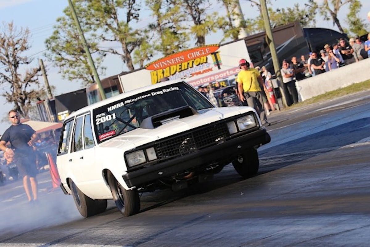 The big bad Fairmont, ready to run a consecutive 7-second e.t. with ease.