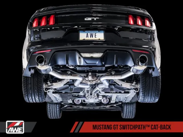 European tuner, AWE is making forays in North America and beyond with a full suite of exhaust options for 2015+ Mustangs.