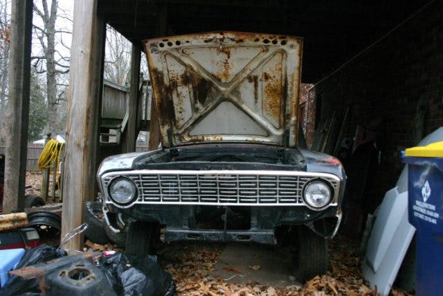 After hibernating under the deck of a house for years, this Falcon is ready for a new phase of its life.