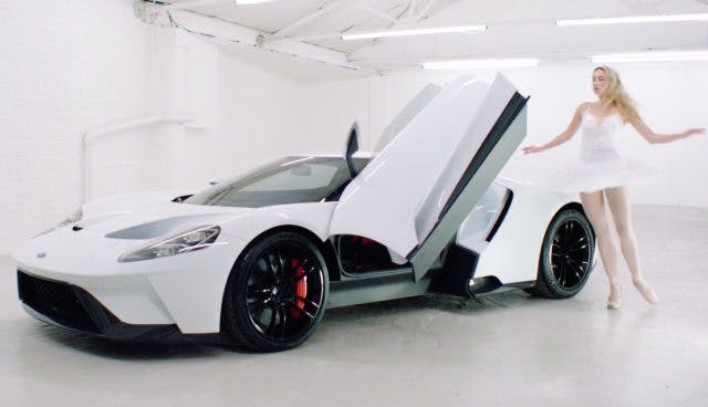 The Ford GT stars in a new temporal video artwork project put together by four artists and a ballerina.