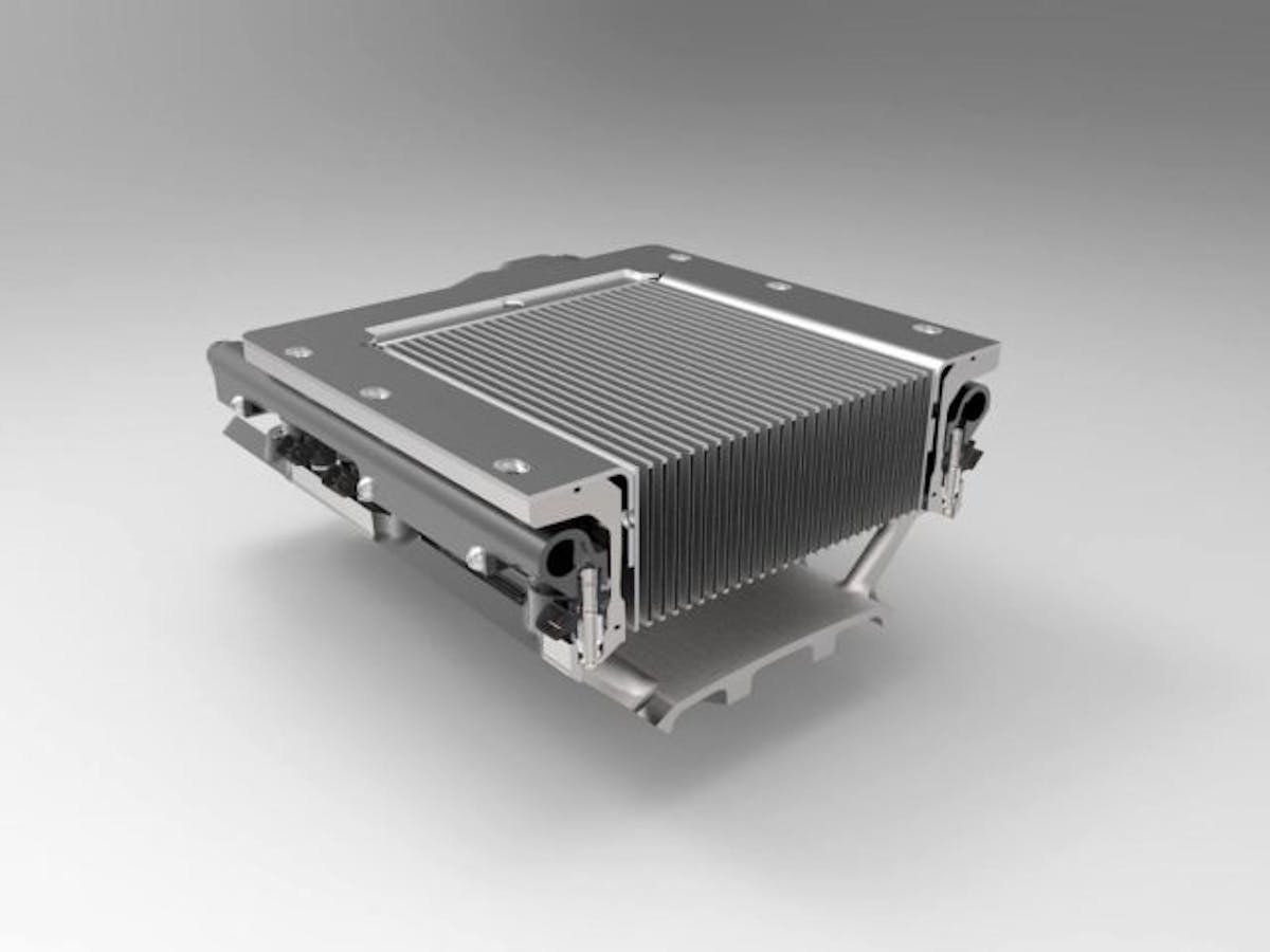 Positive displacement superchargers like a Whipple twin screw unit typically package an intercooler in the valley of an engine, directly under the intake manifold (or supercharger case, depending on who you talk to).