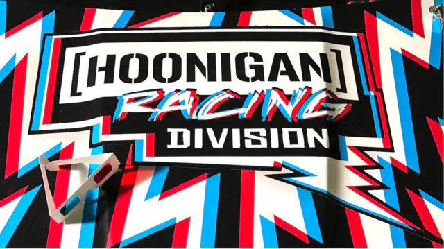 Designed by UK artist David Gwyther, known as Death Spray Custom, the new Hoonigan liveries incorporate some 3D elements.