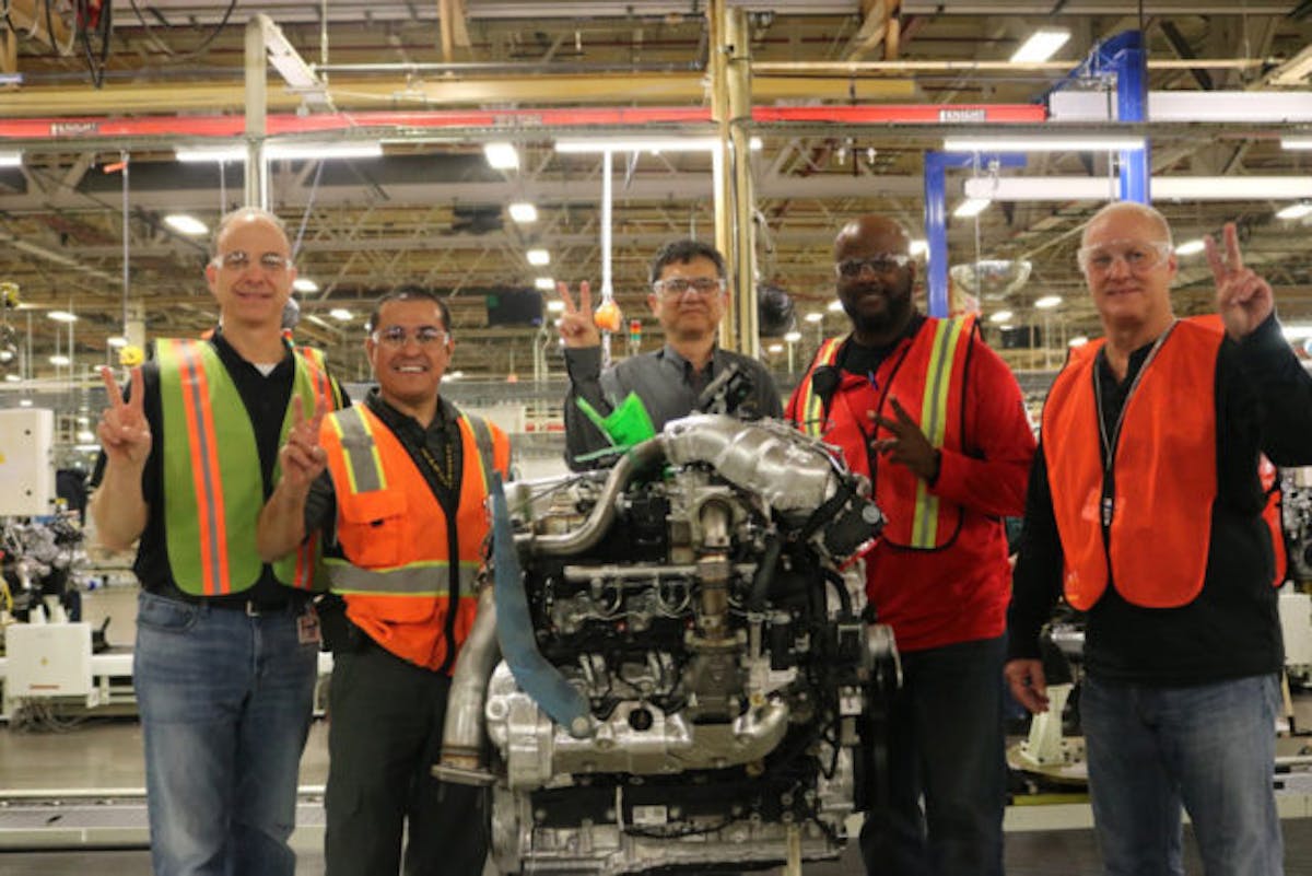 GM Plant Manager Pat Curtis-GSC Manager Oscar Luis Medrano Guerra- DMAX President, Chief Executive Officer and Chief Operating Officer Shinichi Suzuki-DMAX Assembly Production Manager James Love-DMAX CFO Dennis Dykstra.