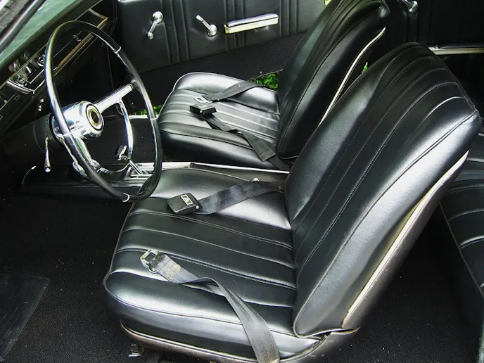 The California Malibu was powered by a 283 small block, powerglide, power steering, bucket seats, floor shift, and a console.