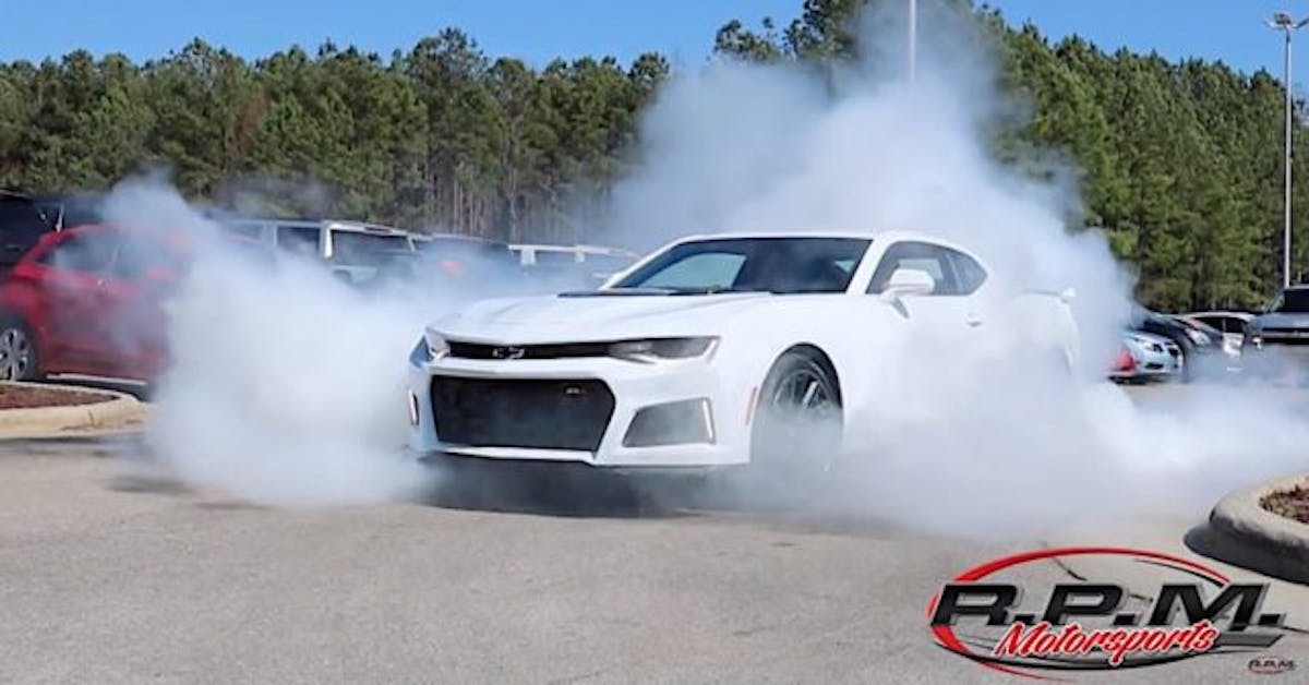 2017 Camaro ZL1 Burnout