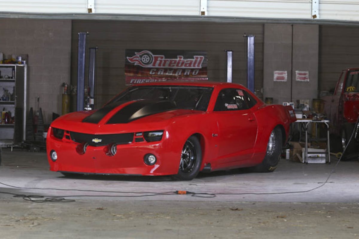 There is nothing short of impressive about the Fireball Camaro. It's low and fast looking, even when it's sitting still.
