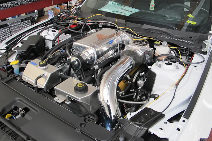 With any luck you saw our build story documenting this Kenne Bell 4.2-liter supercharged topped 5.2-liter engine, which is based a Shelby GT350 5.2 block and cylinder heads but runs a traditional cross-plane crankshaft.