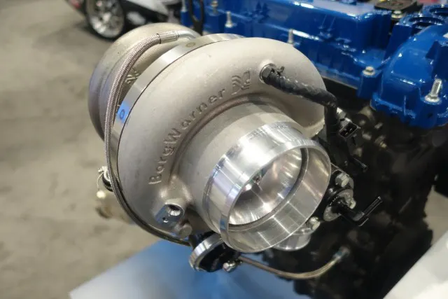 Core to the LFP 550 EcoBoost Mustang upgrades is a larger EFR turbocharger from Borg-Warner.