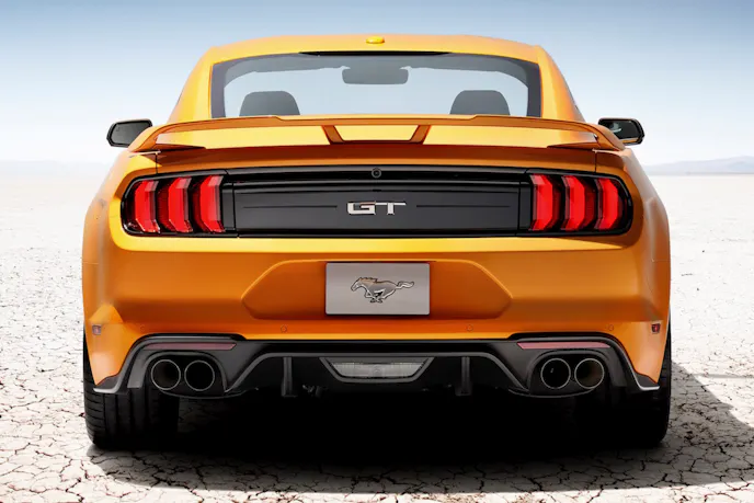 With the addition of active exhaust technology to the 2018 Mustang GT, the car received larger mufflers and retuned resonators.