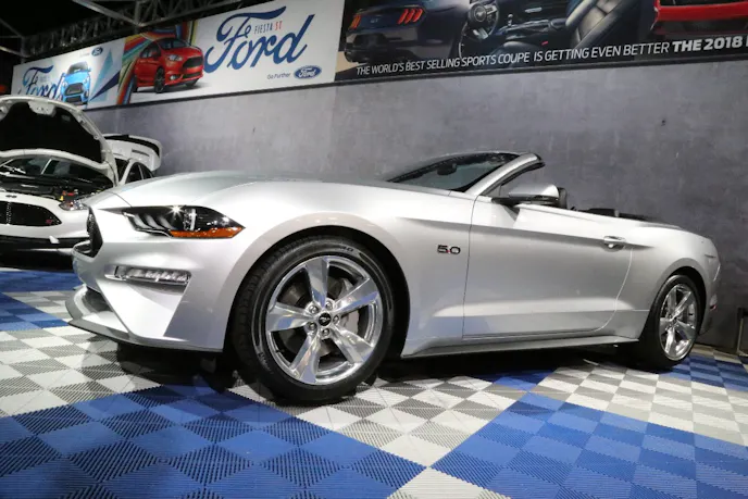 A big draw of the Palm Beach edition of the Barrett-Jackson auction was the appearance of the 2018 Mustang GT convertible. Stay tuned for our full reaction to this car as well as our conversation with Ford Performance marketing guru Jim Owens about the latest Mustang.