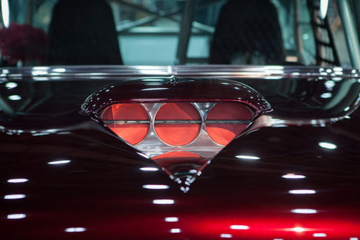 Under the custom hood is a healthy 800 horse power Chevrolet big block