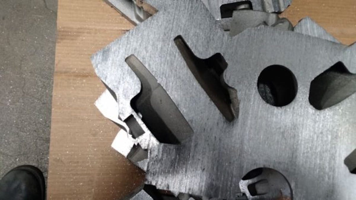 TMeyer is not shy about cutting up expensive prototypes to check casting integrity. This cross section of a CGI block shows the solid section between cylinders.