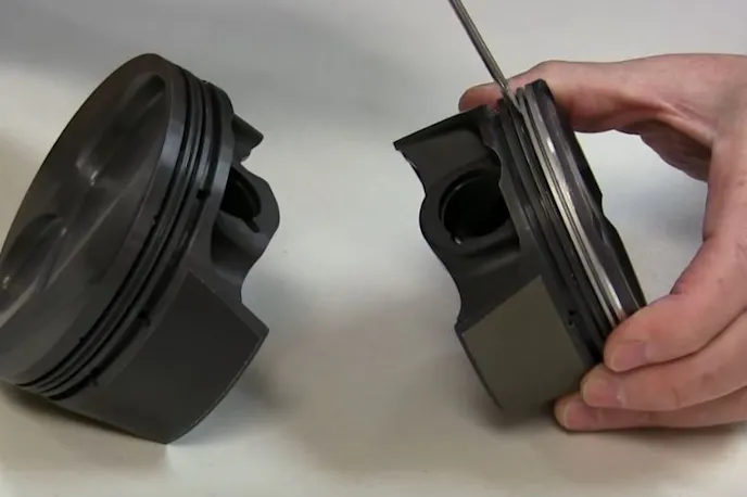 Hard annodized top ring