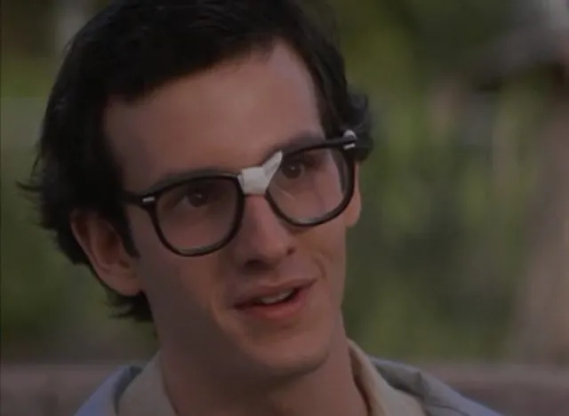 Keith Gordon as the perennial high-school nerd, Arnie Cunningham.