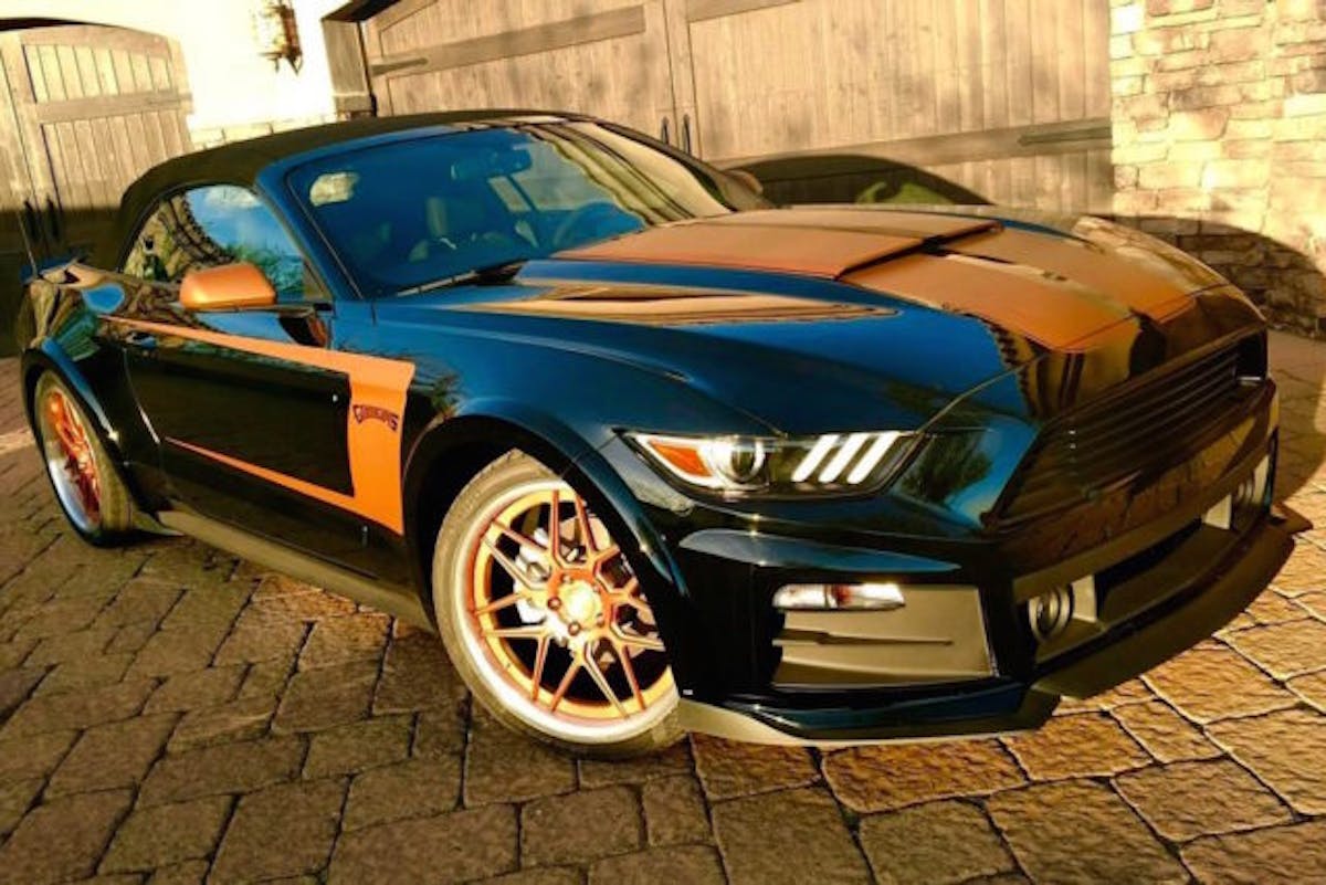The Goodguys Rod & Custom Association debuted its latest giveaway machine — a customized 2017 Mustang GT convertible — at the 8th Spring Nationals in Scottsdale, Arizona.