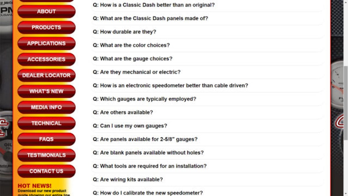 The Frequently Asked questions page can help you get comfortable before you make a purchase.