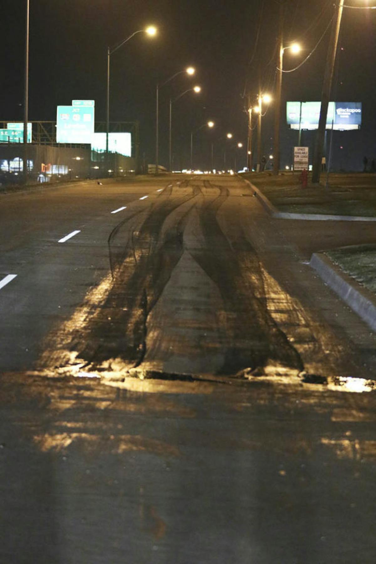 After a couple of burnout to get some rubber on the road, the B&R crew decided it was time to send the Fireball Camaro down the street. The first pass resulted in not much more than tire spin. Unfortunately, the road just couldn't hold that much power. After a couple of other cars helped lay down some rubber, Ryan made another attempt. This time the car was turned down a bit and some chassis adjustments were made. Ryan still needed to pedal the car, but made it much further down the road before tire spin became an issue.