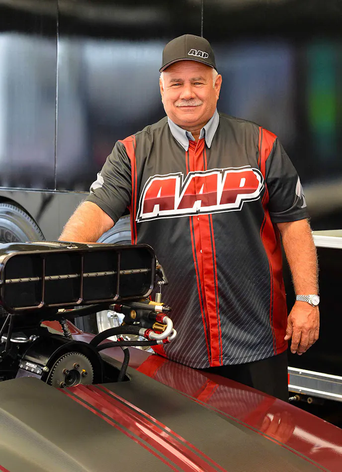 Al-Anabi Performance tuner and Hall of Fame driver Frank Manzo. Photo credit: Ron Lewis